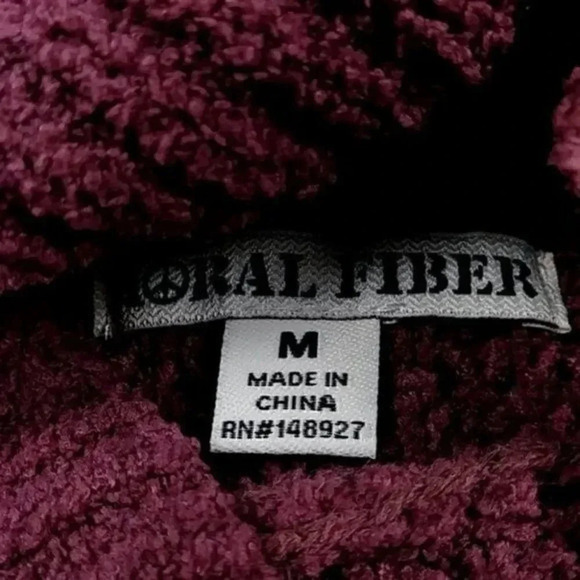 Dusty Rose Mauve Chenille Sweater - Picture 5 of 12